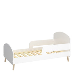 Gaia Toddler Bed 70x140 cm in Pure White
