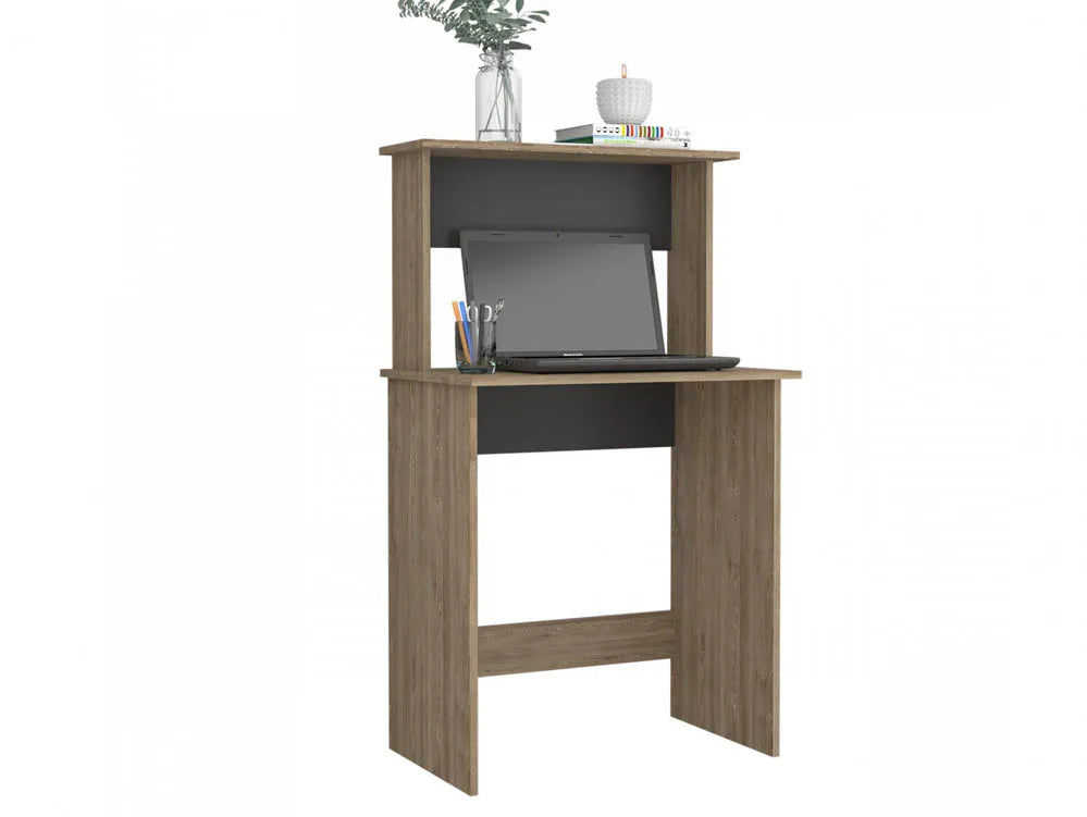 Workstation With Keyboard Shelf