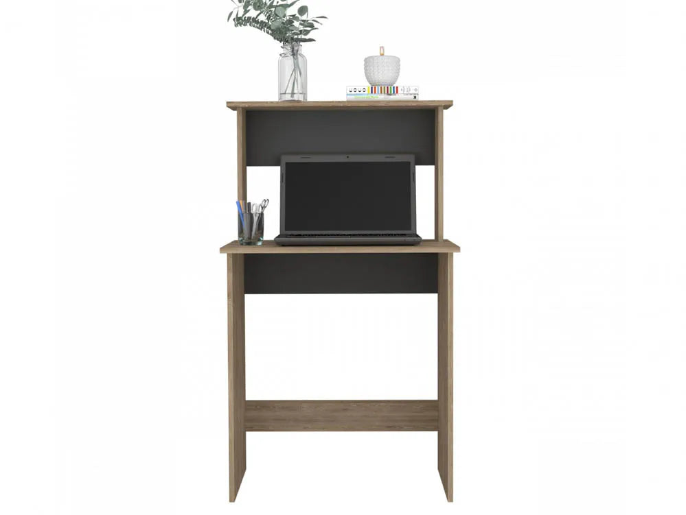 Workstation With Keyboard Shelf