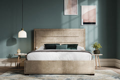 Retainer Fabric Ottoman Storage Bed Frame End Lift
