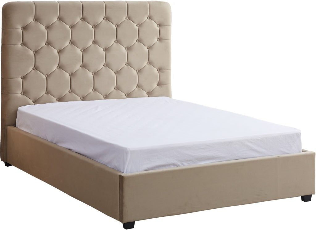 Madison Bed Frame With Ottoman Gas Lift Storage Option Low Foot End