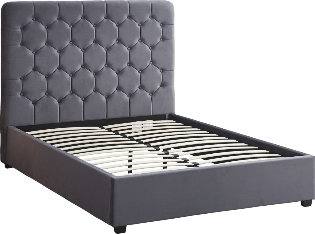 Madison Bed Frame With Ottoman Gas Lift Storage Option Low Foot End