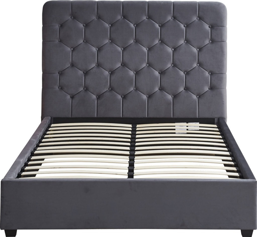 Madison Bed Frame With Ottoman Gas Lift Storage Option Low Foot End
