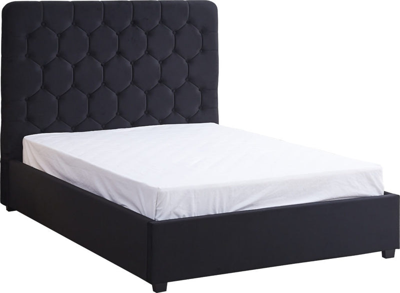 Madison Bed Frame With Ottoman Gas Lift Storage Option Low Foot End