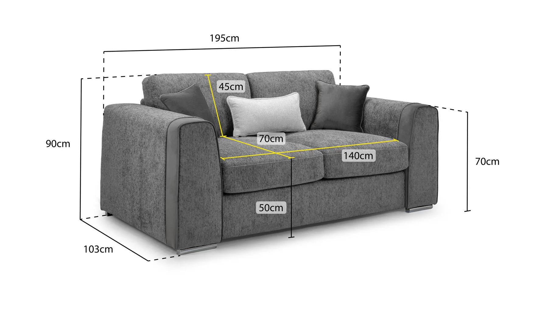 Naples Sofa 2-Seater and 3-Seaters