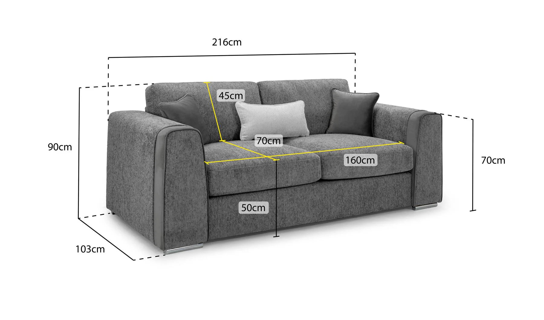 Naples Sofa 2-Seater and 3-Seaters