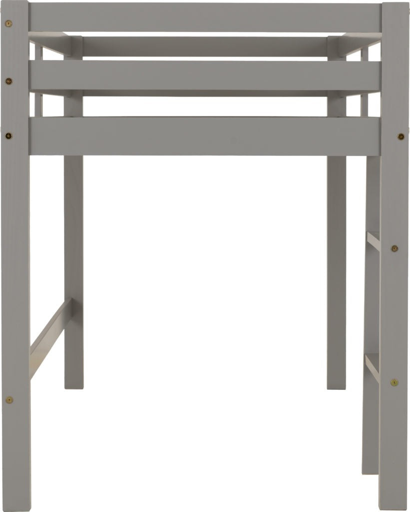 Kids Mid Sleeper Bed Grey