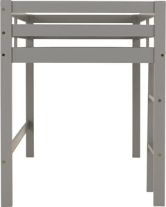 Kids Mid Sleeper Bed Grey
