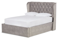 Belgravia Wing Bed Frame With Ottoman Gas Lift Storage Option Low End
