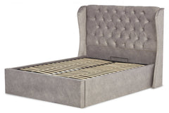 Belgravia Wing Bed Frame With Ottoman Gas Lift Storage Option Low End