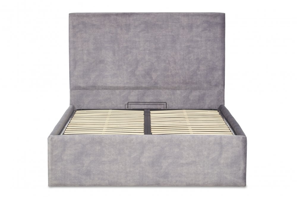 Barrow Bed Frame With Ottoman Gas Lift Storage Option Low End