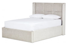 Chelsea Wing Bed Frame With Ottoman Gas Lift Storage Option Low End