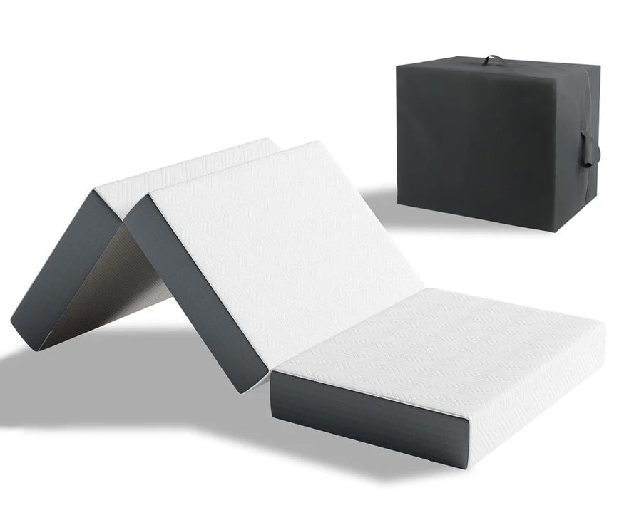 10cm / 15cm Gel Memory Foam Foldable Mattress Tri-fold - Medium Firm