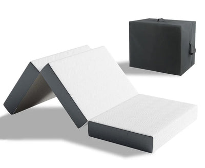 10cm / 15cm Gel Memory Foam Foldable Mattress Tri-fold - Medium Firm