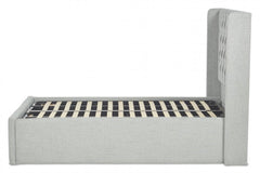 Diamond Wing Bed Frame With Ottoman Gas Lift Storage Option Low End