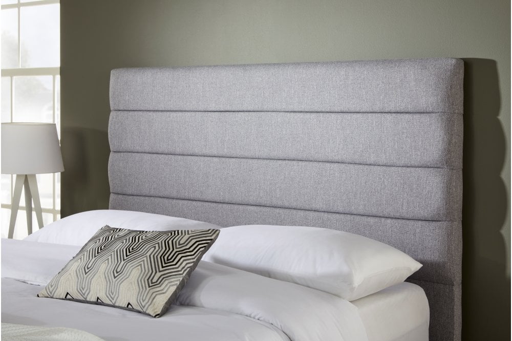 Lotus Bed Frame With Gas Lift Storage Ottoman Option - Stylish Upholstered