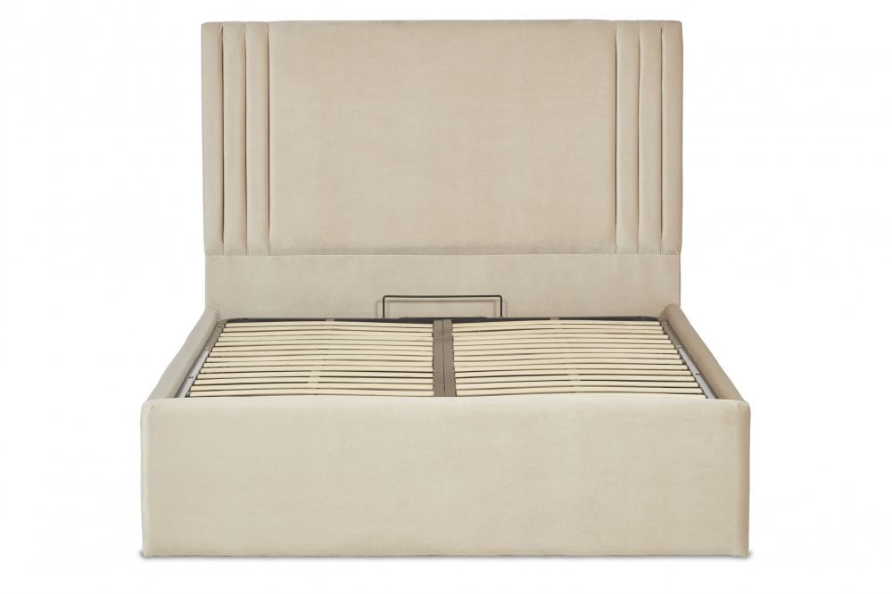 Victoria Bed Frame With Ottoman Gas Lift Storage Option Low End
