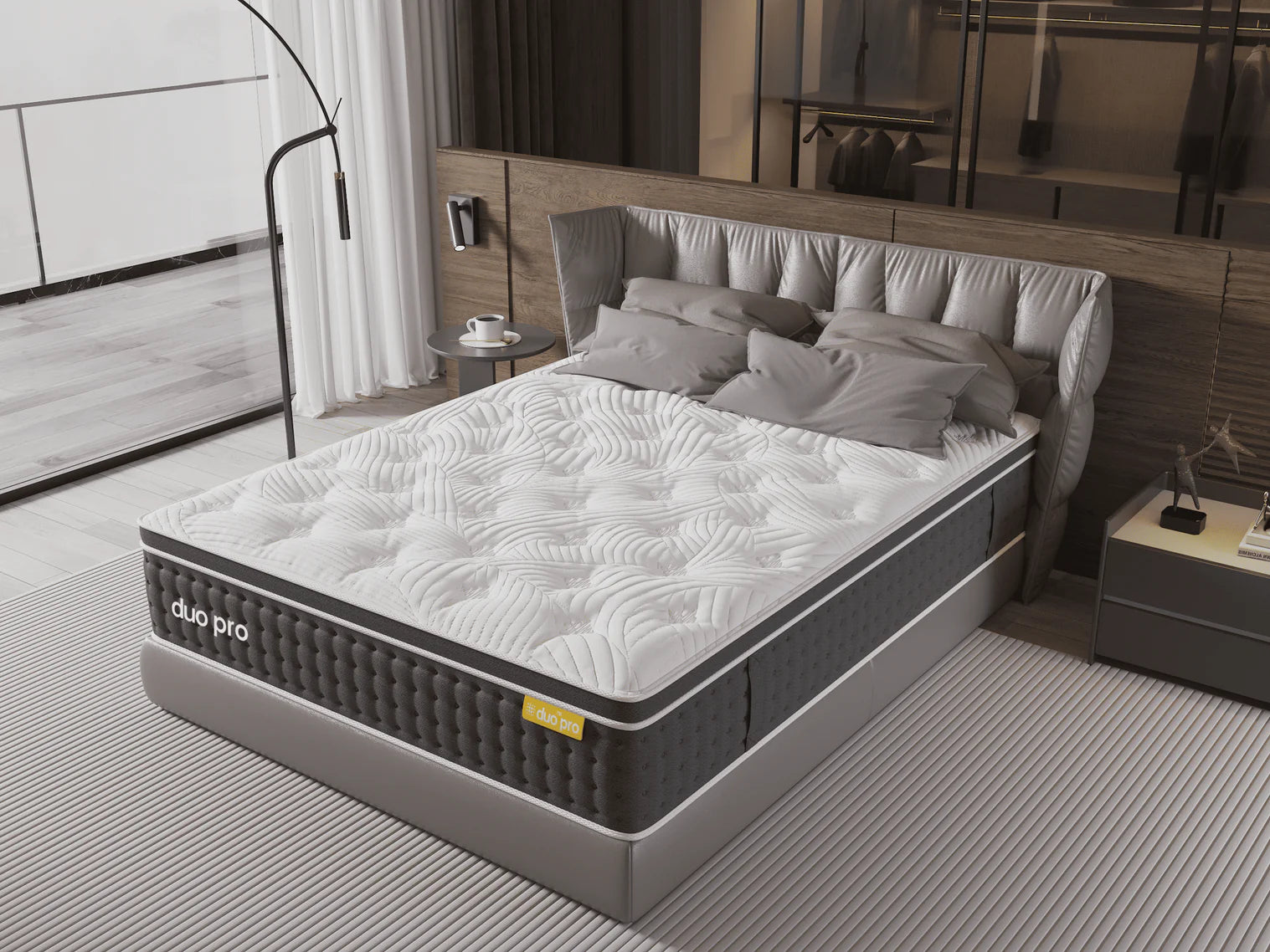 Relaxo Duo Pro Hybrid Memory Foam Encapsulated Mattress Medium Tension