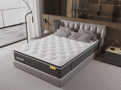Relaxo Duo Pro Hybrid Memory Foam Encapsulated Mattress Medium Tension