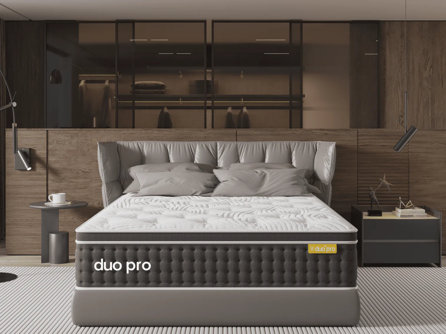 Relaxo Duo Pro Hybrid Memory Foam Encapsulated Mattress Medium Tension