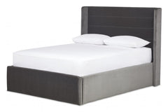 Iconic Wing Bed Frame With Ottoman Gas Lift Storage Option Low End