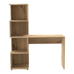 Desk With Tall Shelving Unit (Right Side)