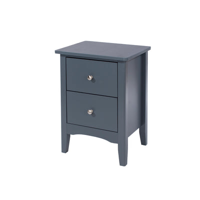 2 Drawer Soft Grey Cabinet