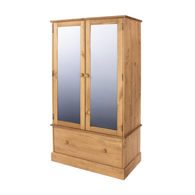 2 Mirror Door Wardrobe