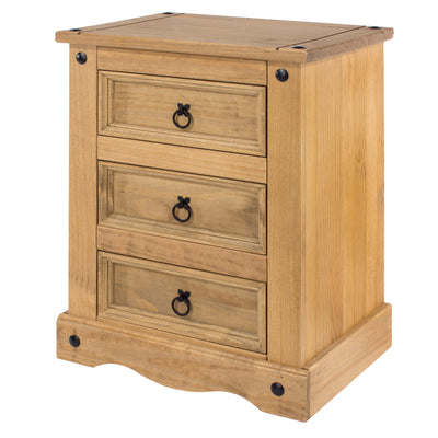3 Drawer Pine Cabinet