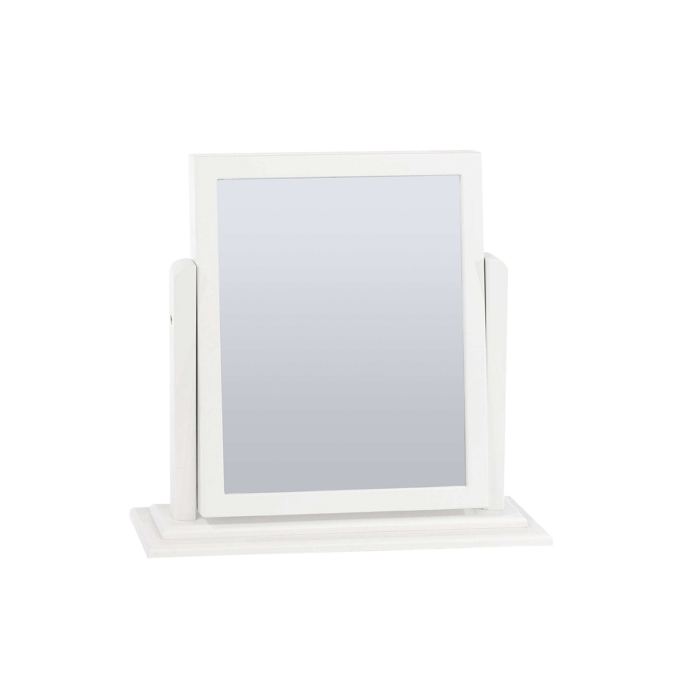 Single Mirror, White Finish