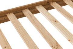 Monaco Wood 5ft King Size Bed Frame High Foot End