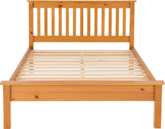 Monaco Wooden 5ft King Size Bed Frame Low Foot End
