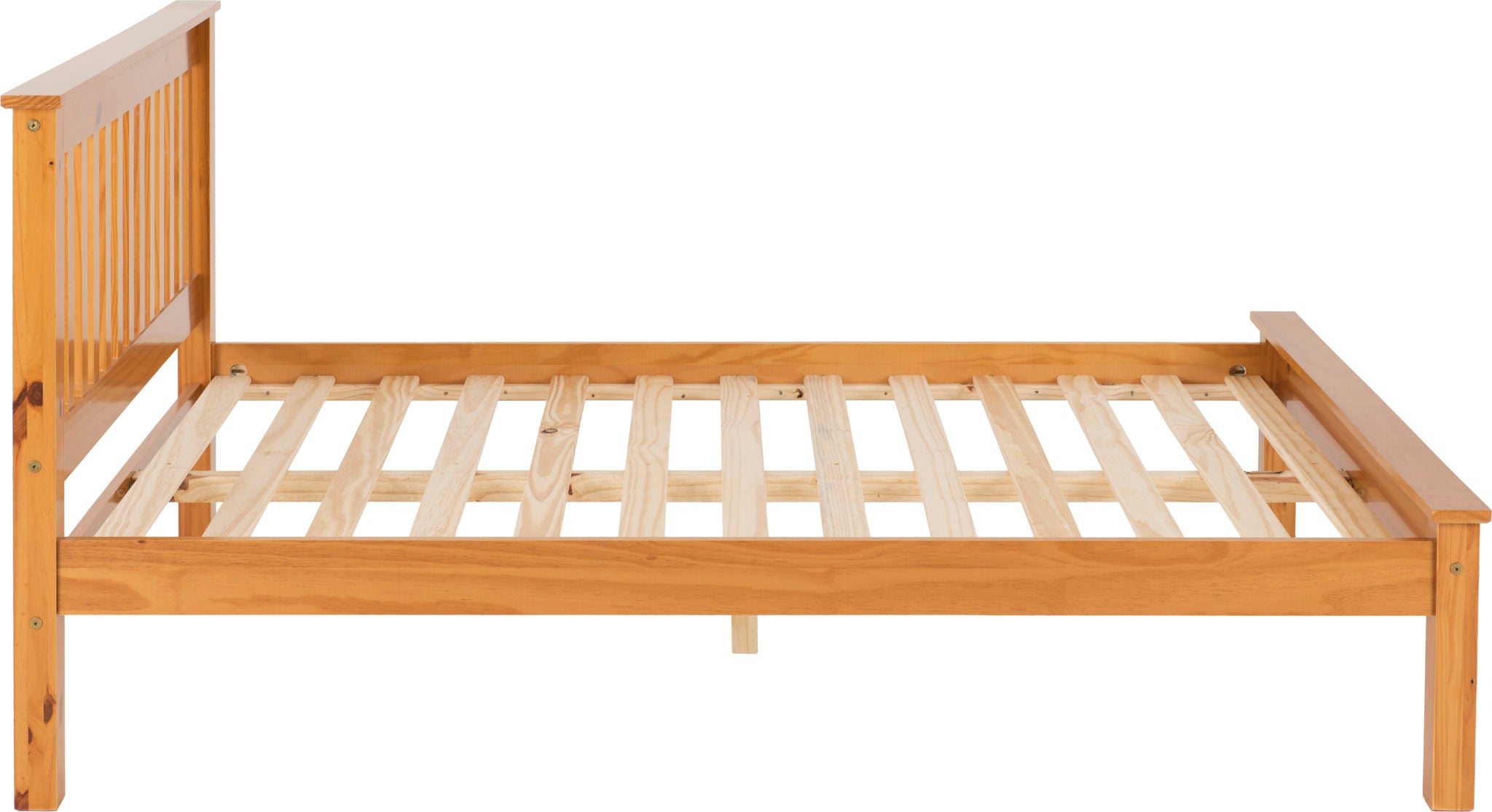 Monaco Wooden 5ft King Size Bed Frame Low Foot End
