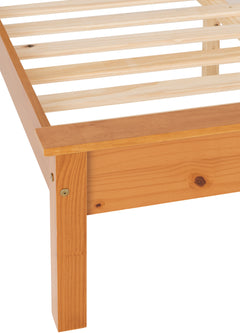 Monaco Wooden 5ft King Size Bed Frame Low Foot End