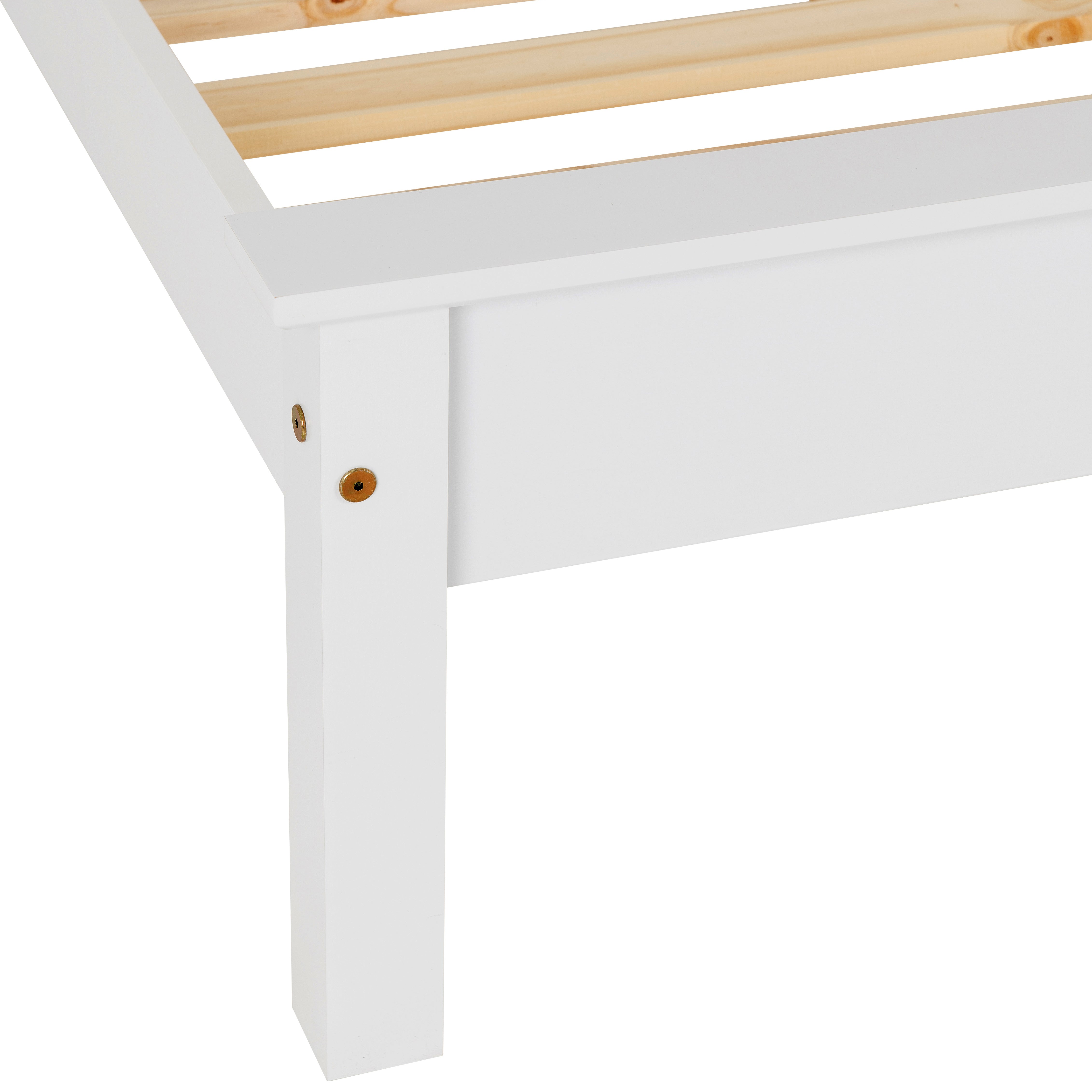 Monaco Wooden 5ft King Size Bed Frame Low Foot End