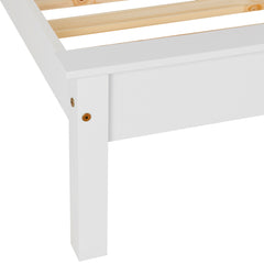 Monaco Wooden 5ft King Size Bed Frame Low Foot End