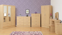 Nevada 4 Drawer Dressing Table Set