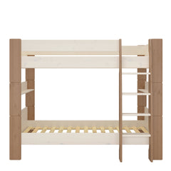 Steens for Kids Bunk Bed in Whitewash Grey Brown Lacquered