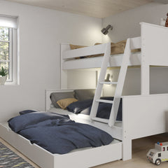 Alba Family Bunk Bed White Wood