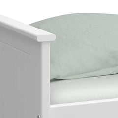 Alba Wooden Single Bed Frame White