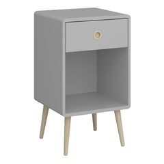 Softline 1 Drawer Chest Grey