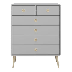 Softline 2 + 4 Chest Grey