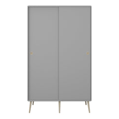 Softline Sliding 2 Dr Wardrobe Grey