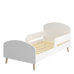 Gaia Toddler Bed 70x140 cm in Pure White