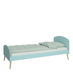 Gaia Single Bed 90x200 cm in Cool Mint