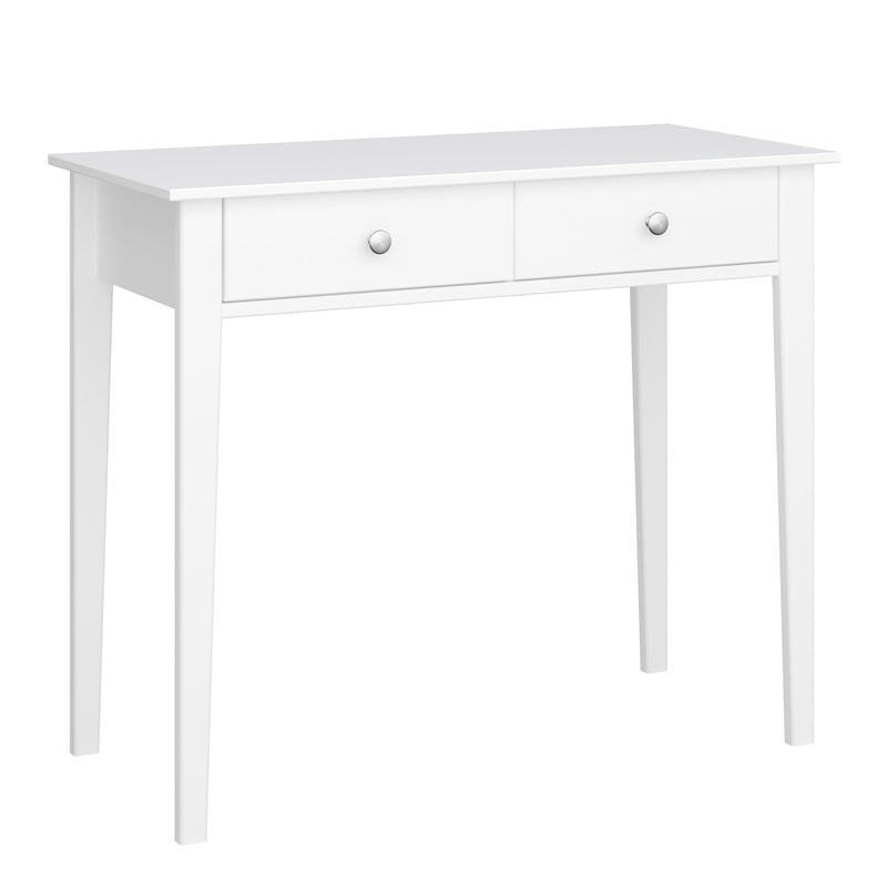 Tromso desk 2 drawers Off White