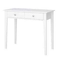 Tromso desk 2 drawers Off White