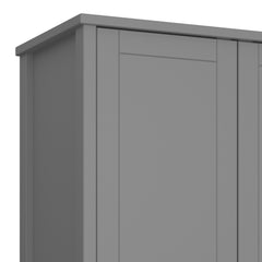 Tromso 2 Door Robe Grey