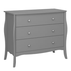 Baroque 3drw Wide Chest Grey