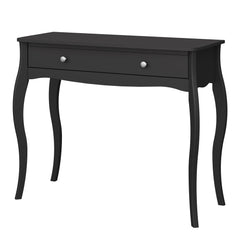 Baroque 1 Drw Vanity Black